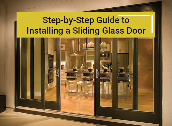 Installing a Sliding Glass Door