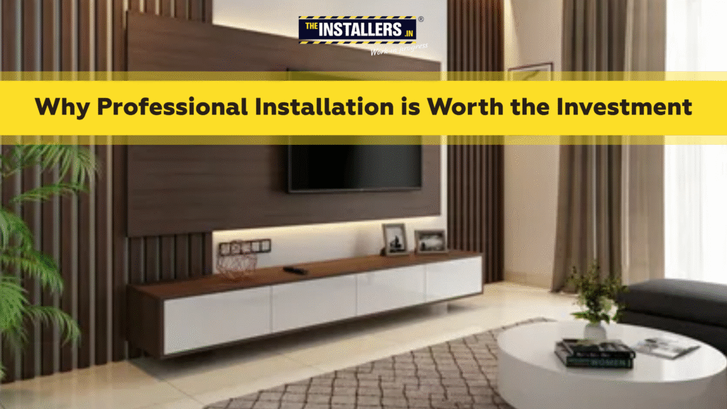 Why Professional Installation is Worth the Investment