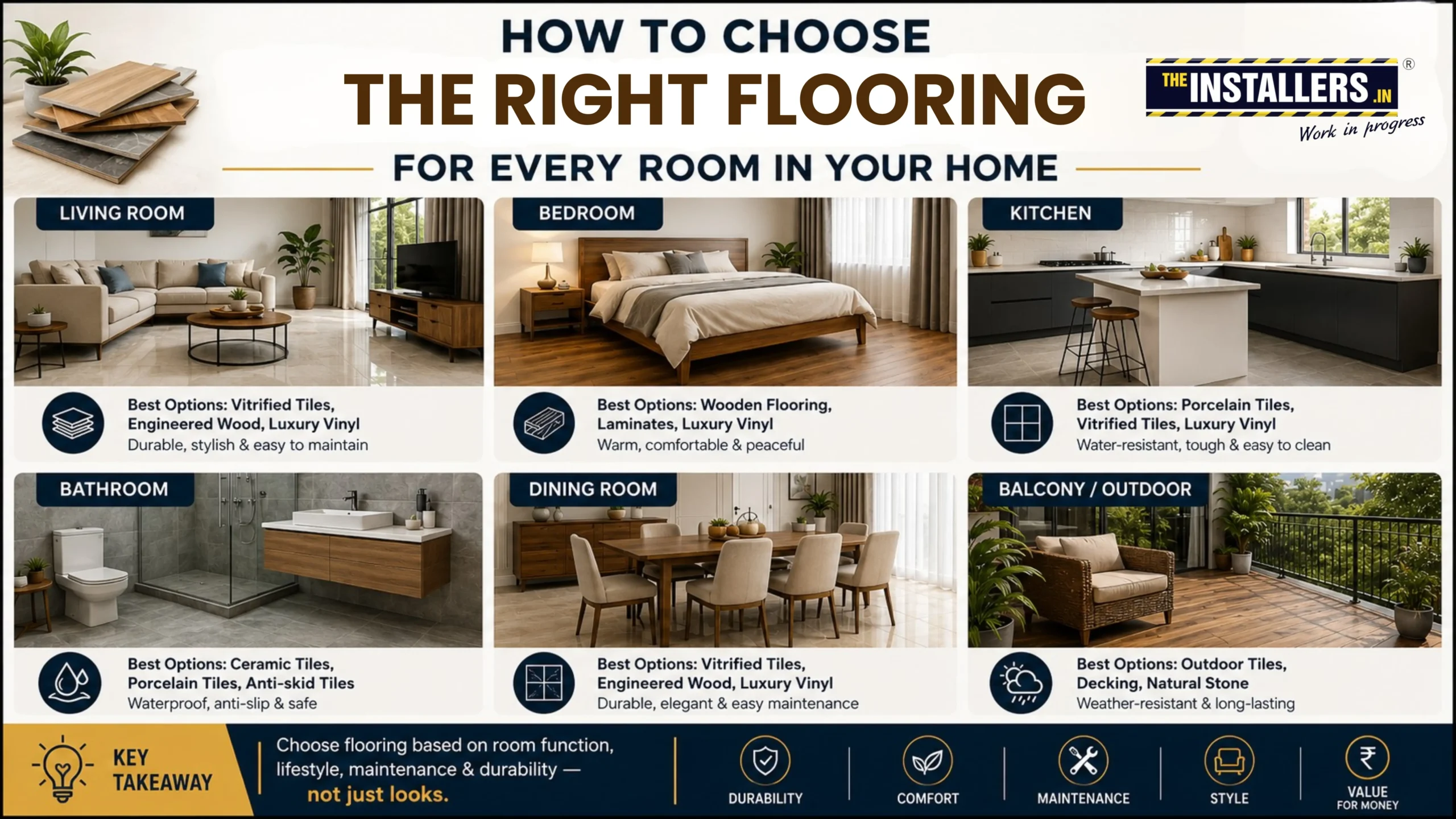 Right Flooring for Every Room