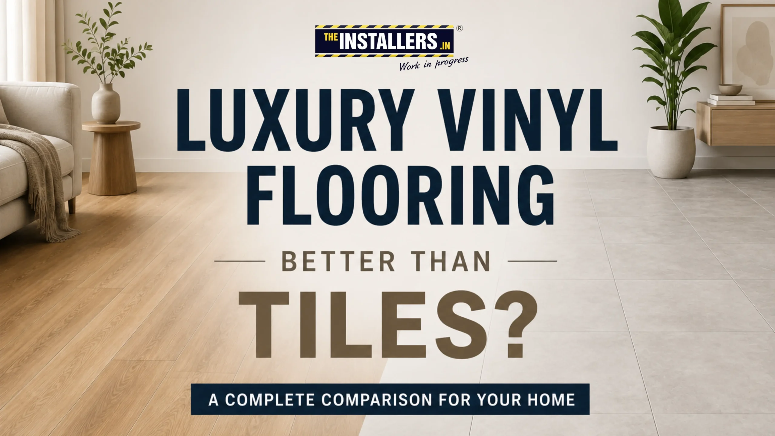Luxury vinyl flooring
